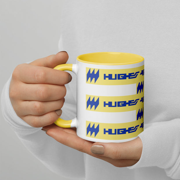 Vintage 'Hughes Air West' Two-Tone 11OZ Coffee Mug