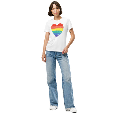 NOH8 ‘Be Free’  - Womens relaxed tri-blend tee