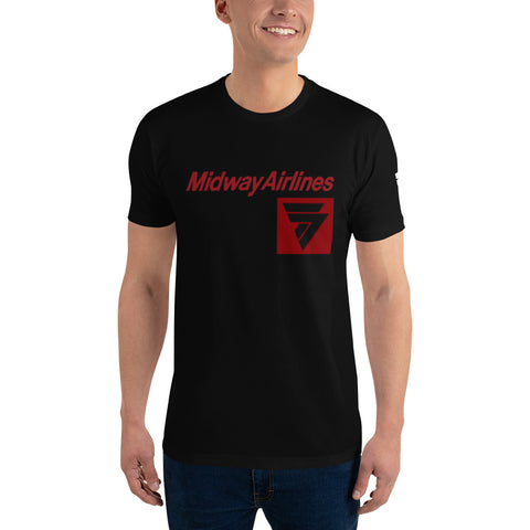 Midway Airlines - Vintage Fitted Tee