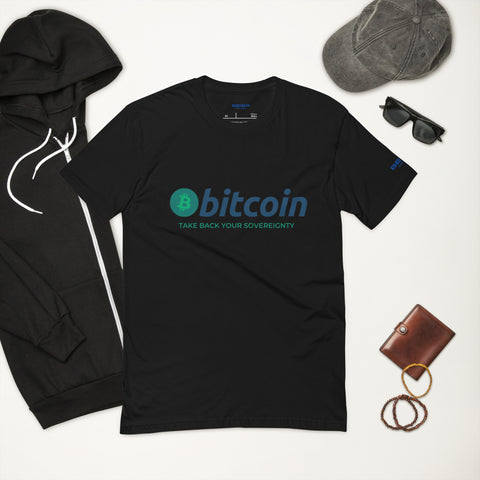 Bitcoin is Sovereignty - Men's fitted tee