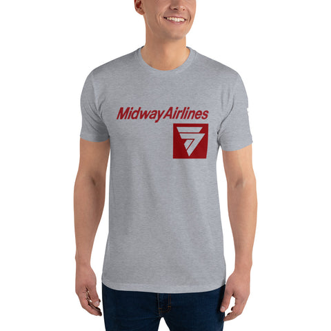 Midway Airlines - Vintage Fitted Tee