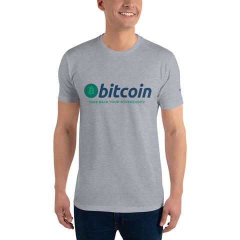Bitcoin is Sovereignty - Men's fitted tee