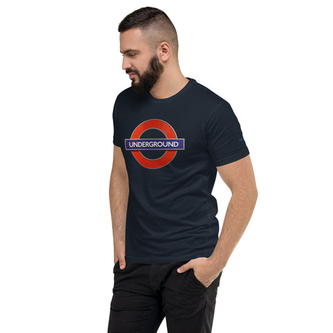 London UNDERGROUND  - Men's fitted tee