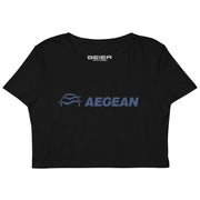 AEGEAN Airlines Vintage Organic Crop Top