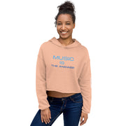 Music is the Answer - Women’s Crop Hoodie