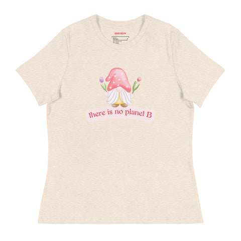 No Planet B  'Flower Gnome' - Women's relaxed fit tee