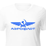 AEROFLOT - Women’s relaxed tri-blend t-shirt